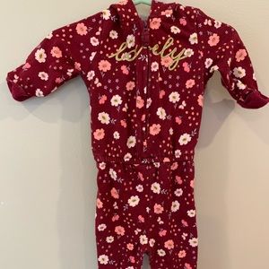 Lovely carters 6m floral jumpsuit